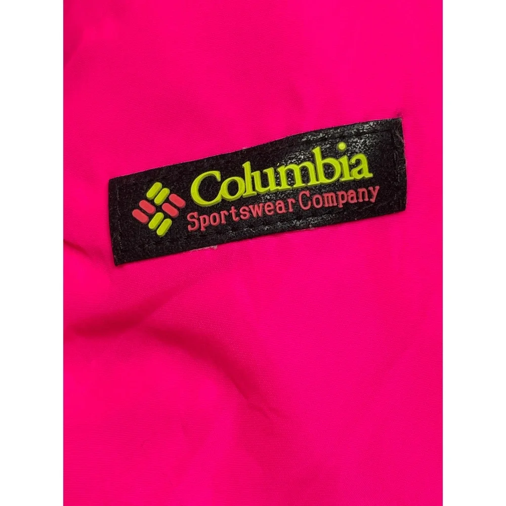 Columbia Criterion Jacket Nylon Blue Pink Black XL Mens